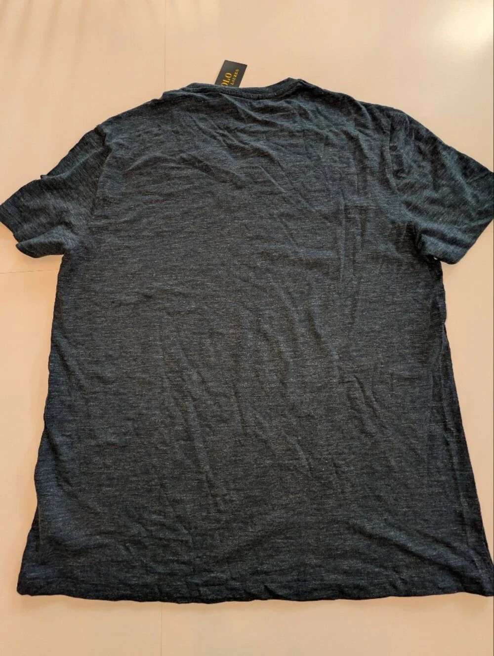 NWT Polo Ralph Lauren Custom Slim Fit Men's V-neck Tee. Size XL, Blue